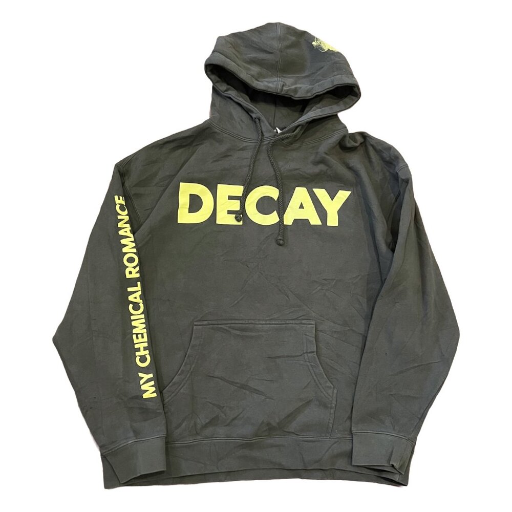 2022 My Chemical Romance Hoodie Sz X-Large Green Foundations Decay Pullover MCR